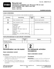 Toro Groundsmaster 7200 Installatie-Instructies