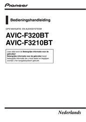 Pioneer AVIC-F320BT Bedieningshandleiding