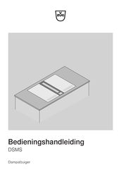 V-ZUG DSMS Bedieningshandleiding