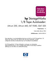 HP StorageWorks 1/8 Tape Autoloader SDLT 320 Gebruikers- En Servicehandleiding