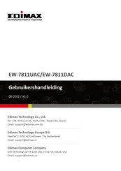 Edimax EW-7811DAC Gebruikershandleiding