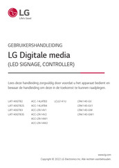 LG LTAK140-GV1 Gebruikershandleiding