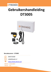 Dtronic DT3005 Gebruikershandleiding