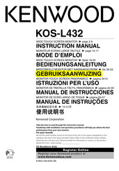 Kenwood KOS-L432 Gebruiksaanwijzing