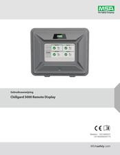 MSA Chillgard 5000 Remote Display Gebruiksaanwijzing