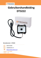 Dtronic DT3222 Gebruikershandleiding