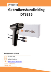 Dtronic DT3326 Gebruikershandleiding