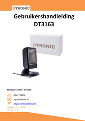 Dtronic DT3163 Gebruikershandleiding