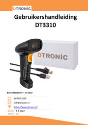 Dtronic DT3310 Gebruikershandleiding