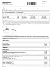 V-ZUG V6000 I906 FullFlex Installatiehandleiding