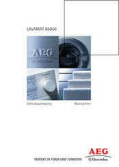 Electrolux AEG LAVAMAT 86850 Gebruiksaanwijzing