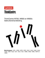 Lenovo ThinkCentre M900 Gebruikershandleiding