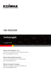 Edimax EW-7822UAD Snelstartgids