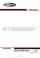 SHOWTEC Quick DMX Rack Handleiding