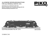 PIKO Rh 1216 Gebruiksaanwijzing