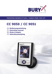 Bury technologies CC 9050 Gebruiksaanwijzing