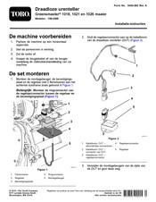 Toro Greensmaster 1018 Installatie-Instructies