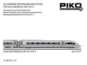 PIKO BR 412 ICE 4 Gebruiksaanwijzing