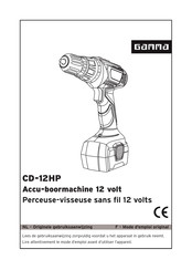 Gamma CD-12HP Gebruiksaanwijzing