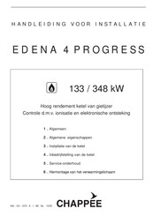 Chappee EDENA 4 progress Handleiding Voor Installateur