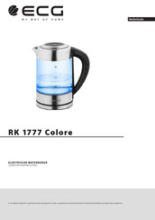 ECG RK 1777 Colore Gebruiksaanwijzing