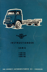 DAF 1600 BA 1965 Series Instructieboekje