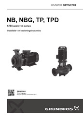 Grundfos NBG Series Installatie- En Bedieningsinstructies