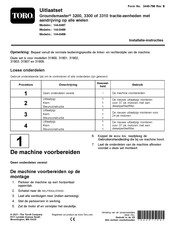 Toro Groundsmaster 3310 Installatie-Instructies