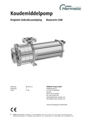 HERMETIC-Pumpen CAM Series Originele Gebruiksaanwijzing