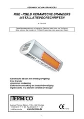 Termico RGE D Series Installatievoorschriften