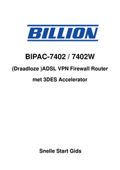 Billion BIPAC-7402W Snelle Start