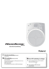 Roland HandSonic HPD-20 Gebruikershandleiding