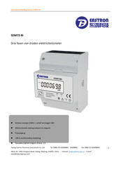 Eastron SDM72-Bi Gebruikershandleiding