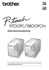 Brother P-touch 9700PCN Gebruikershandleiding