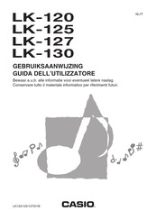 Casio LK-127 Gebruiksaanwijzing