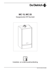 De Dietrich MC 25 Installatie- En Onderhoudshandleiding