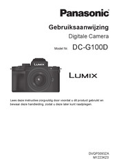 Panasonic Lumix DC-G100D Gebruiksaanwijzing