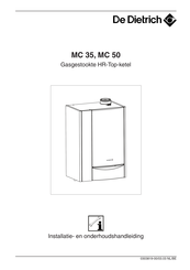 De Dietrich MC 50 Installatie- En Onderhoudshandleiding