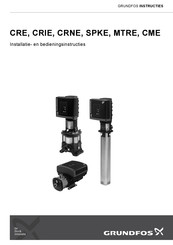 Grundfos CRE Series Installatie- En Bedieningsinstructies