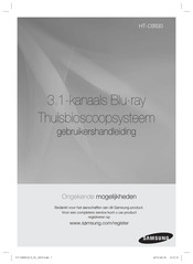 Samsung HT-C9930 Gebruikershandleiding