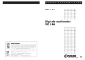 Voltcraft VC 140 Gebruiksaanwijzing