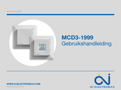 OJ Electronics MCD3-1999 Gebruikershandleiding