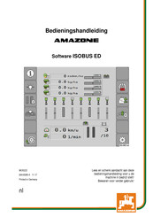 Amazone ISOBUS ED Bedieningshandleiding