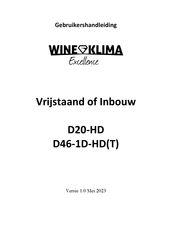 Wine Klima D46-1D-HD Gebruikershandleiding