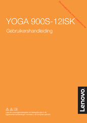 Lenovo YOGA 900S-12ISK Gebruikershandleiding