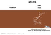 Honda FJ500 Gebruikershandleiding