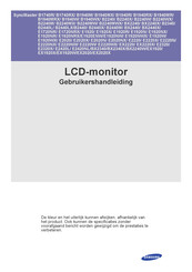 Samsung SyncMaster E2220NW Gebruikershandleiding