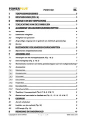 Powerplus POWX1341 Handleiding