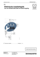 Exhausto VEX320C Elektrische Installatiegids