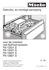 Miele FN 12821 S Gebruiks- En Montage-Aanwijzing